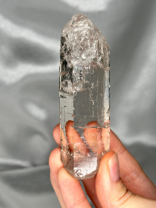 Quartz Point – Grimsel Area, Bern, Switzerland – Alpine Quartz Crystal Specimen, Collector’s Mineral, Clarity & Energy Amplification Stone