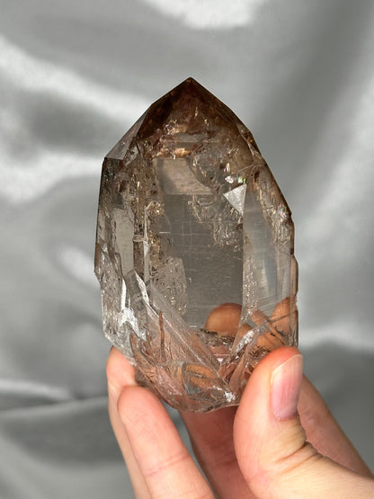 Smoky Quartz Point – Tiefen Glacier, Urseren, Switzerland – Alpine Mineral Specimen, Collector’s Crystal, Grounding & Protective Energy