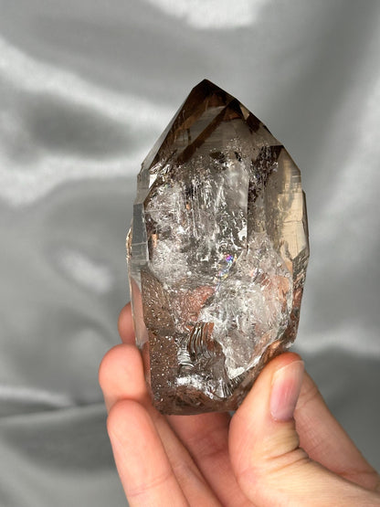 Smoky Quartz Point – Tiefen Glacier, Urseren, Switzerland – Alpine Mineral Specimen, Collector’s Crystal, Grounding & Protective Energy