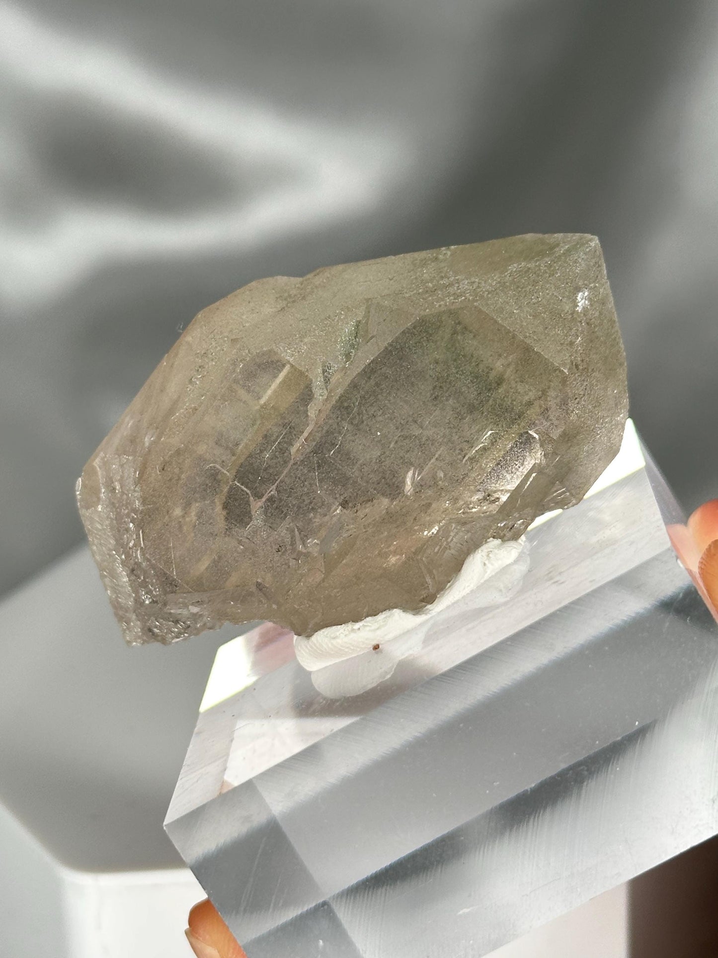 Smoky Quartz Gwindel – Tiefen Glacier, Urseren, Switzerland – Rare Twisted Quartz Crystal, Alpine Mineral Specimen, Collector’s Piece