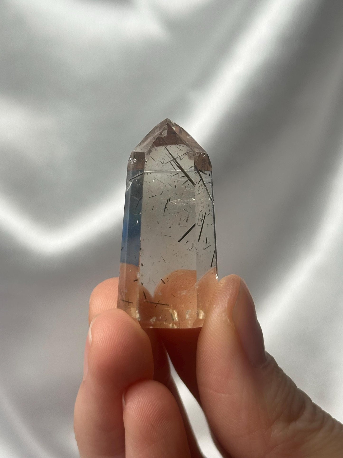 RARE Citrine & Clear Quartz with Rutile – You Pick | Polished Towers | Needle Inclusion Quartz Points | Natural Yellow and Clear Specimens