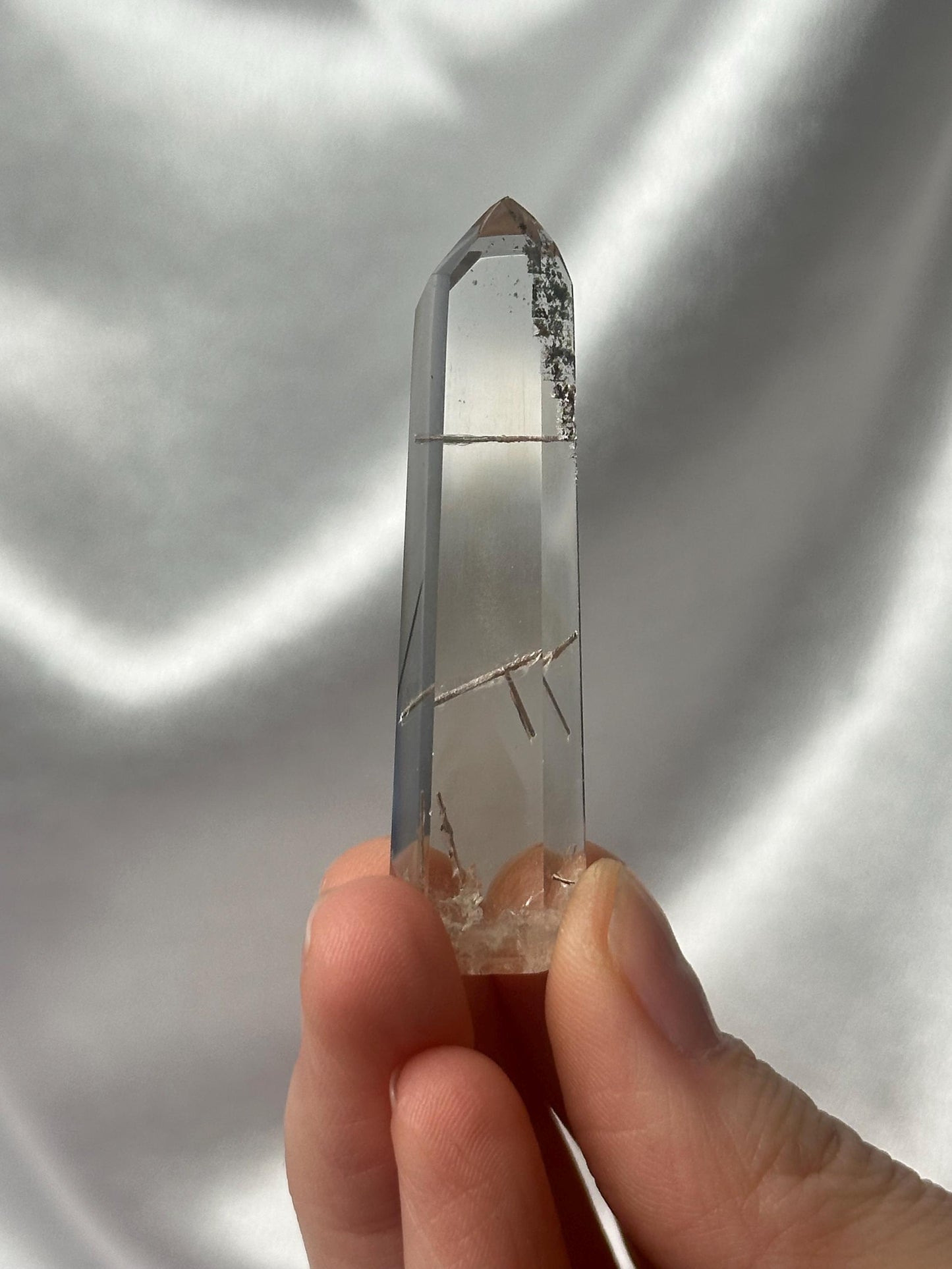 RARE Citrine & Clear Quartz with Rutile – You Pick | Polished Towers | Needle Inclusion Quartz Points | Natural Yellow and Clear Specimens