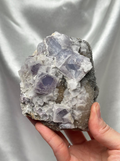 Sugar Druzy Fluorite UV Reactive | Natural Crystal Cluster from Fujian, China | Sparkling Collector Mineral Specimen