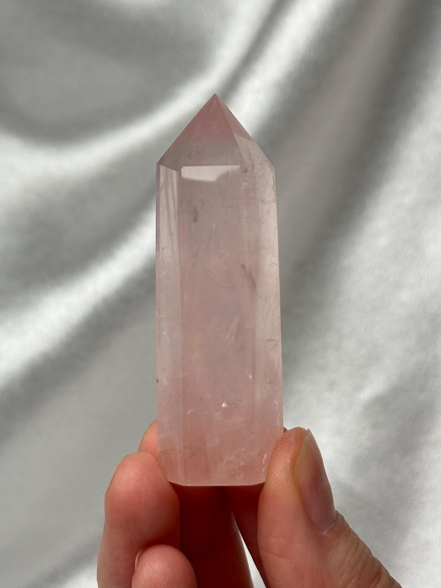 Rose Quartz Tower - YOU PICK! | Natural Pink Crystal Point | Polished Standing Rose Quartz for Decor, Energy Work & Crystal Collectors