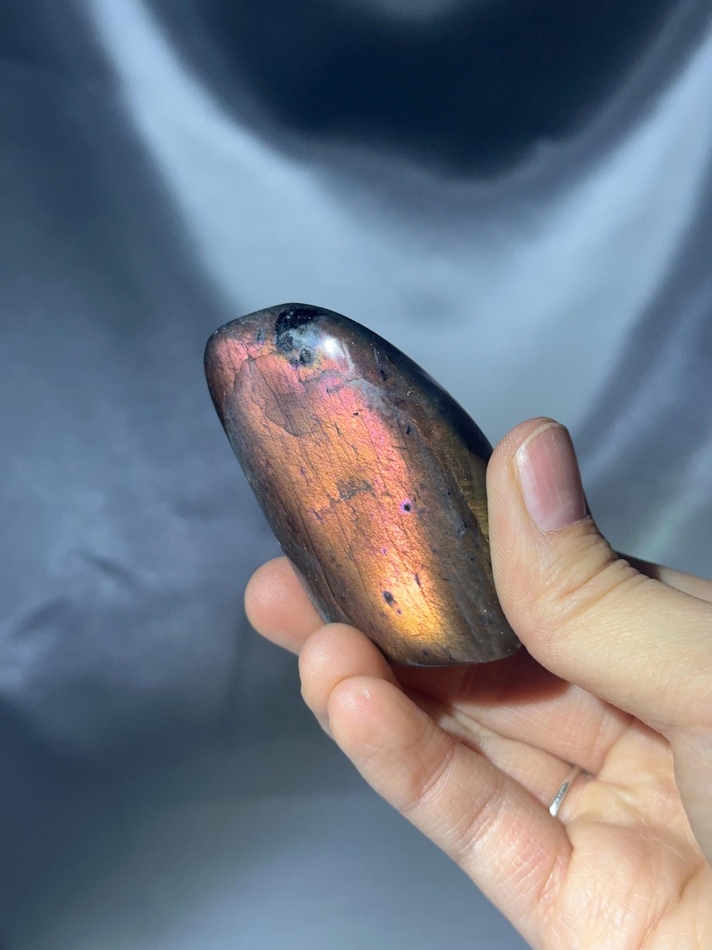Labradorite Freeform | Natural Flashy Labradorite Carving | Polished Crystal Display Piece for Collectors & Home Decor