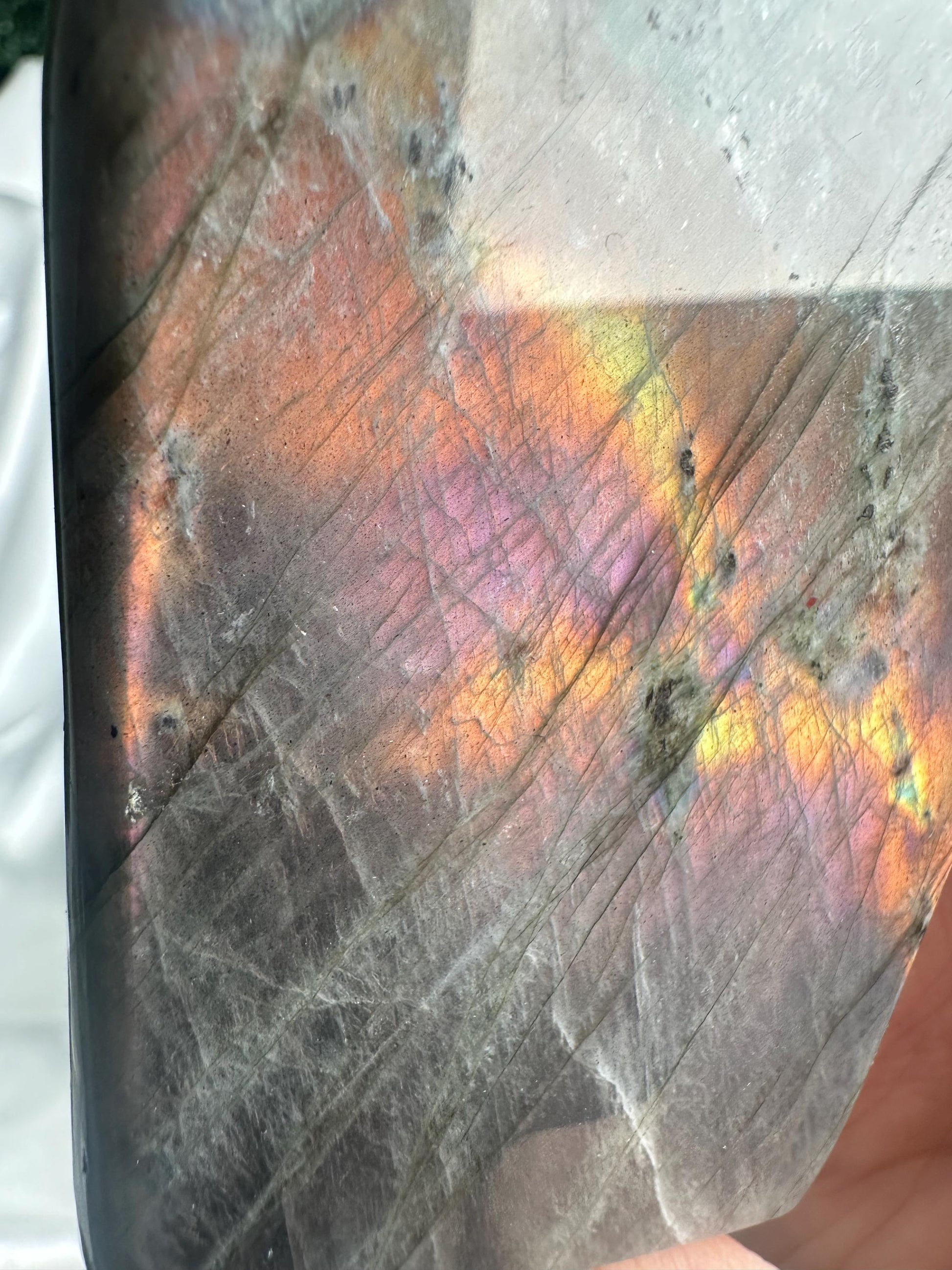Labradorite Freeform | Natural Flashy Labradorite Carving | Polished Crystal Display Piece for Collectors & Home Decor