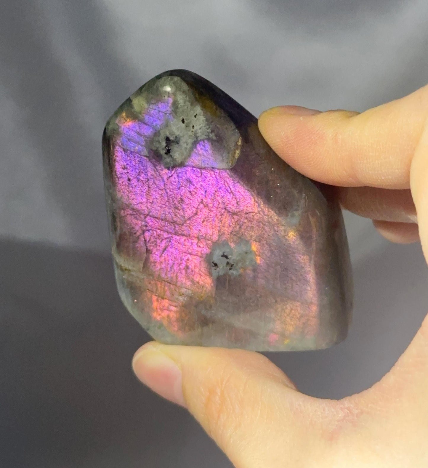 Labradorite Freeform | Natural Flashy Labradorite Carving | Polished Crystal Display Piece for Collectors & Home Decor