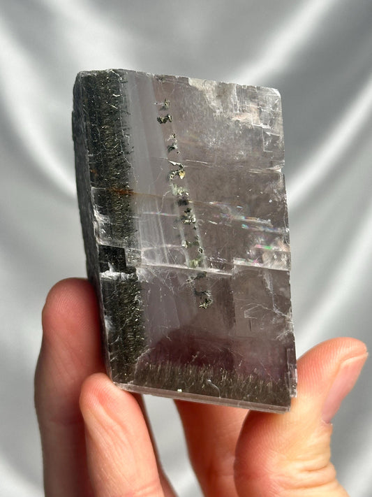 Lavender Calcite Crystal with Marcasite Inclusions - YOU PICK! | Madagascar Purple Calcite | Natural Mineral Specimen for Collection Display