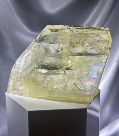 Optical Calcite | Natural Clear Iceland Spar Calcite | Transparent Crystal Specimen for Collectors, Display & Home Decor