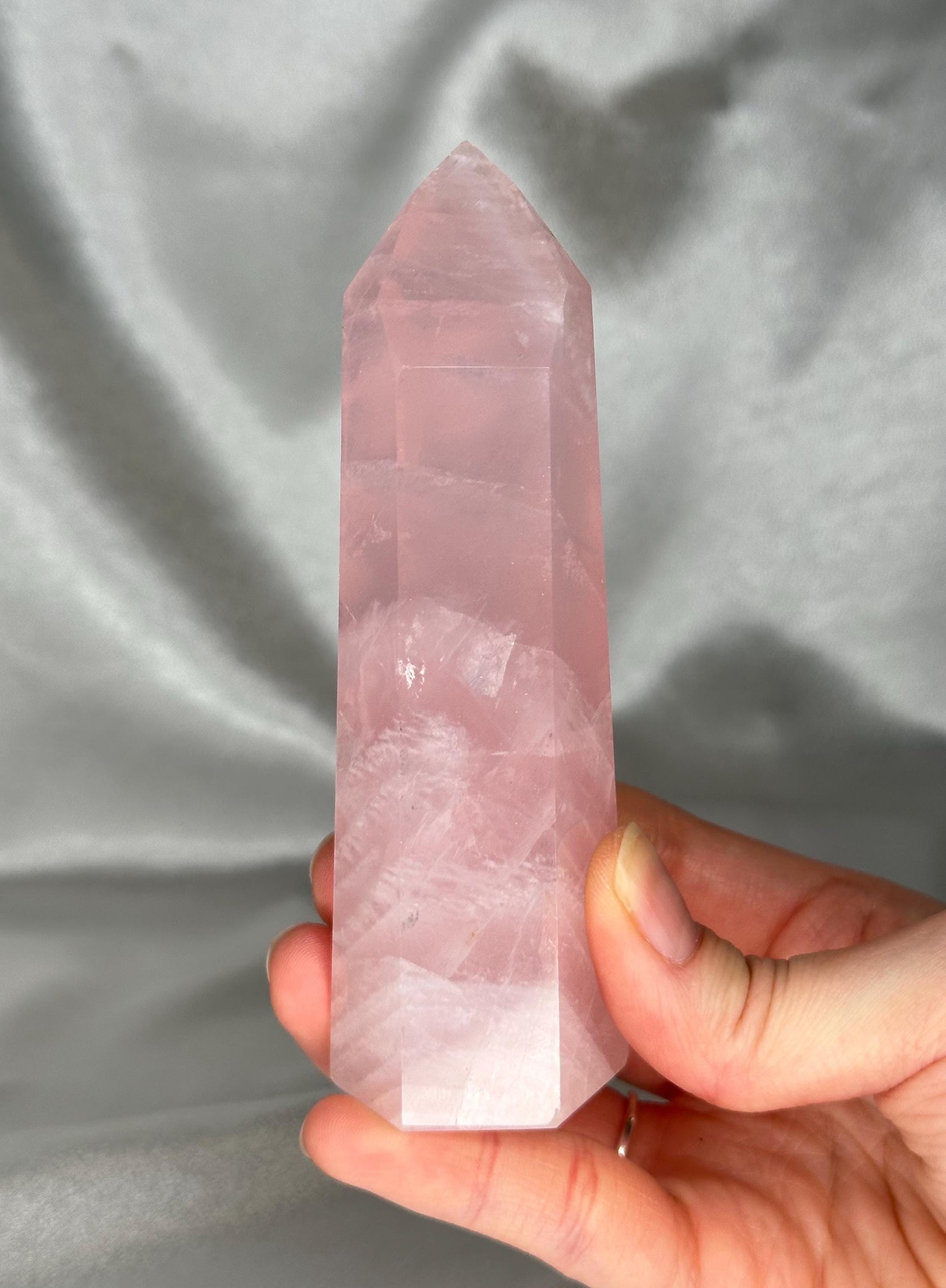 Rose Quartz Towers | YOU PICK! | Brazil | Natural Pink Crystal Point | Raw Standing Rose Quartz for Decor, Energy Work & Crystal Collectors