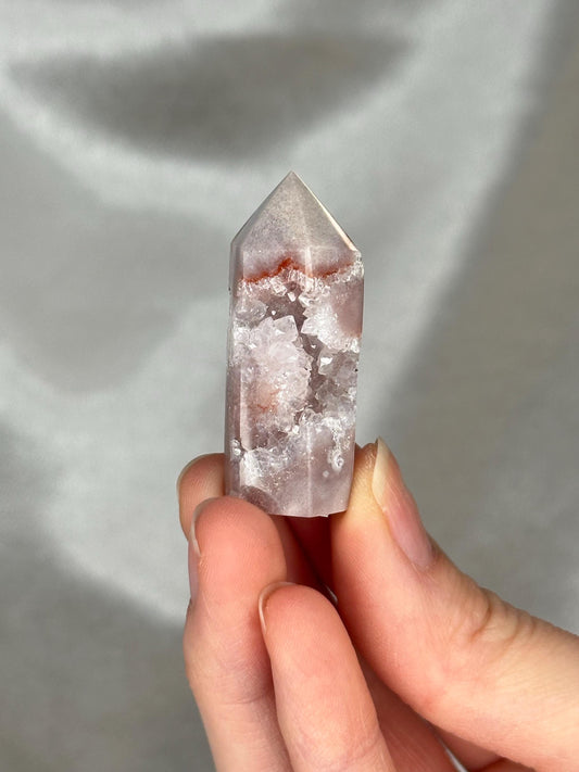 Mini Pink Amethyst Towers – You Pick! | Calming Crystals for Emotional Healing and Balance | Polished Points for Gift or Display