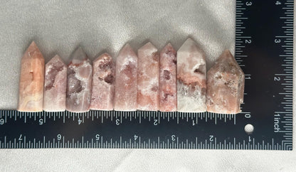 Mini Pink Amethyst Towers – You Pick! | Calming Crystals for Emotional Healing and Balance | Polished Points for Gift or Display