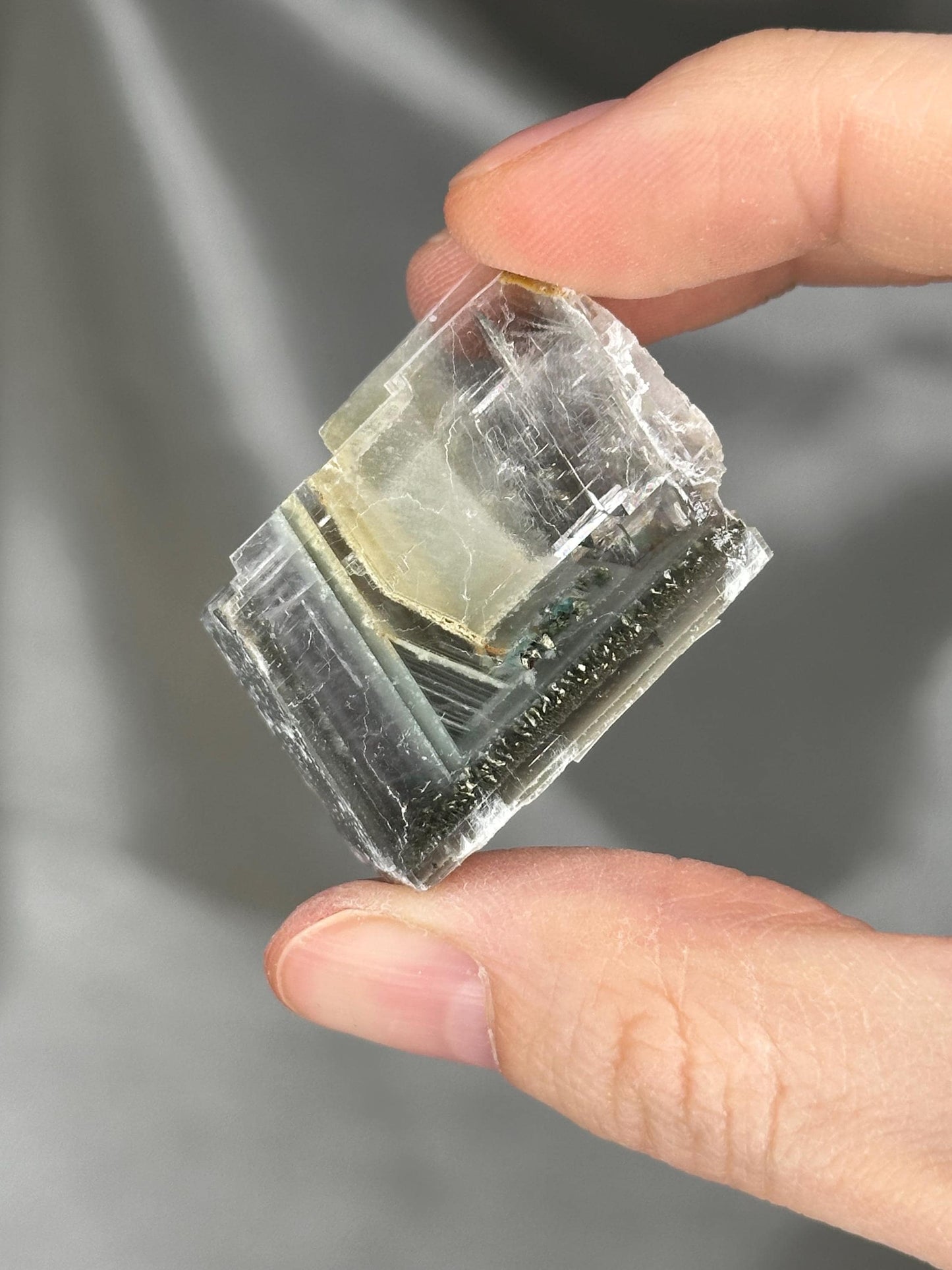 Polished Calcite Rutile from Madagascar | YOU PICK! | Natural Calcite Crystal Specimen | Unique Inclusion Mineral Collectors & Display