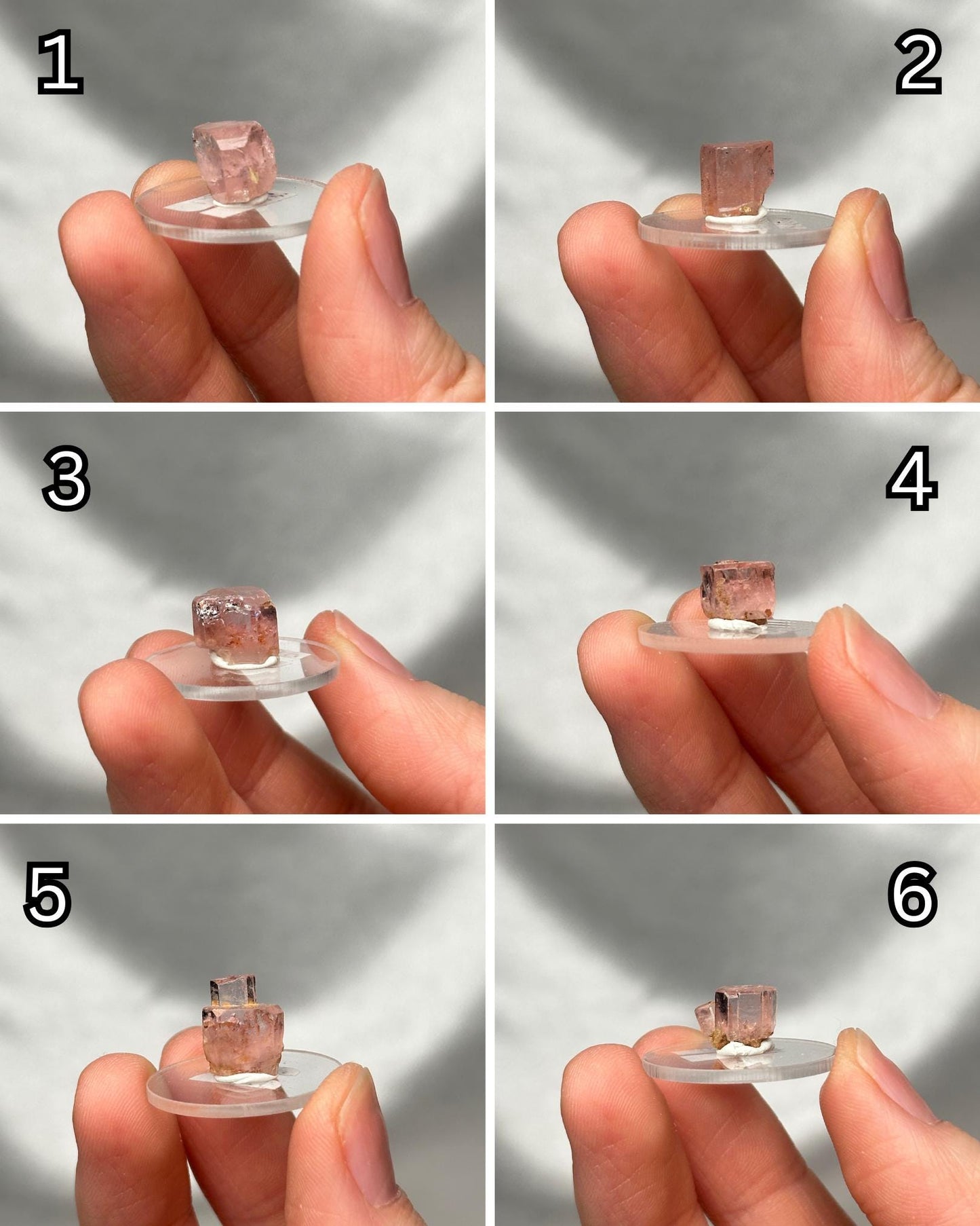 Gemmy Pink Apatite Specimen - YOU PICK! | Natural Pink Crystal with Bright Luster | Raw Mineral Specimen for Collectors, Display Collections