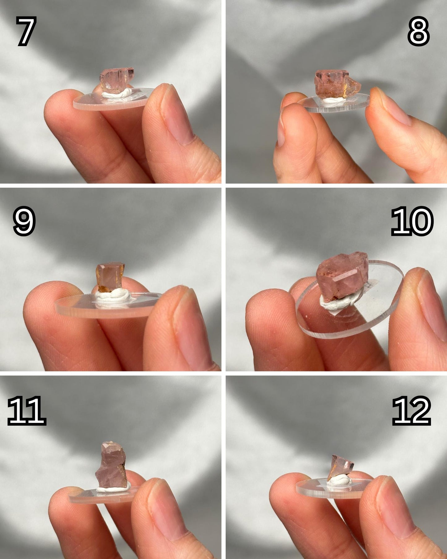 Gemmy Pink Apatite Specimen - YOU PICK! | Natural Pink Crystal with Bright Luster | Raw Mineral Specimen for Collectors, Display Collections