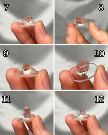 Gemmy Pink Apatite Specimen - YOU PICK! | Natural Pink Crystal with Bright Luster | Raw Mineral Specimen for Collectors, Display Collections