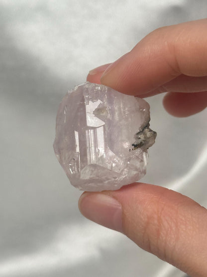 Pink Diamond Calcite Specimen | Hubei China | Natural Crystal Formation | Rare Collector Mineral | Soft Pink Gemstone Display