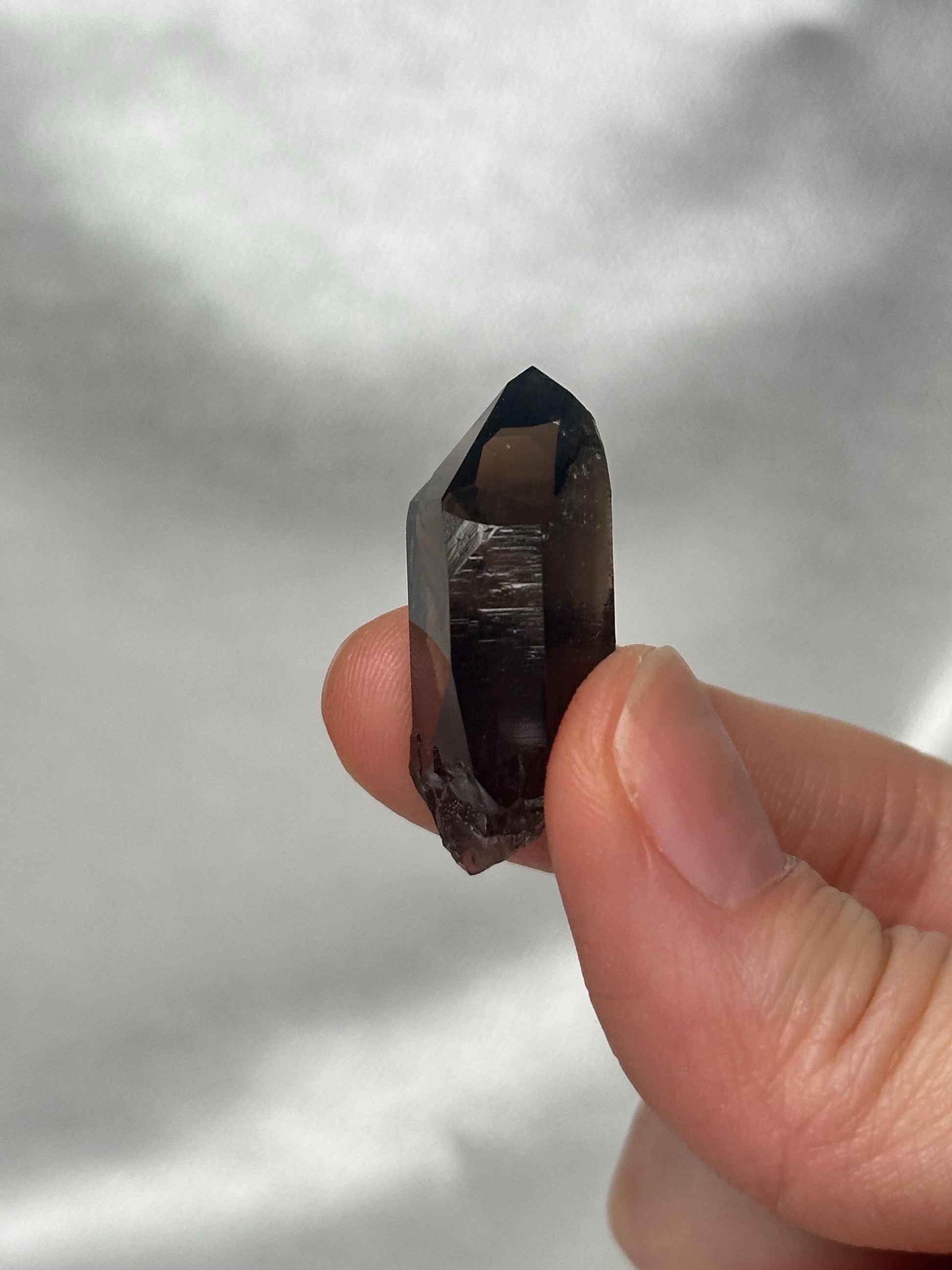 Smoky Quartz Point – Galenstock, Urseren, Switzerland – Alpine Mineral Specimen, Collector’s Crystal for Grounding, Clarity & Protection