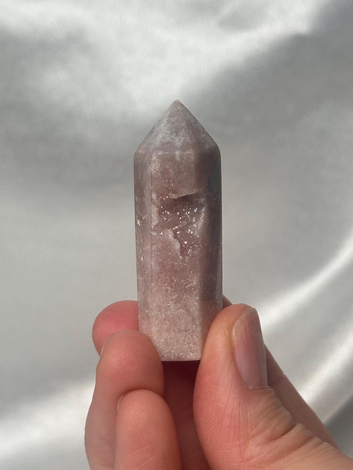 Mini Pink Amethyst Towers – You Pick! | Calming Crystals for Emotional Healing and Balance | Polished Points for Gift or Display