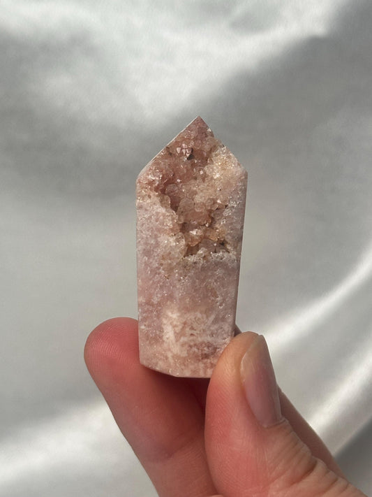 Mini Pink Amethyst Towers – You Pick! | Calming Crystals for Emotional Healing and Balance | Polished Points for Gift or Display