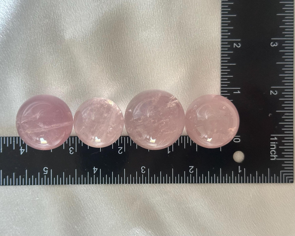 Old Stock Mozambique Rose Quartz Sphere – You Pick! Natural Crystal for Heart, Love Energy, Home Decor, or Collection Piece