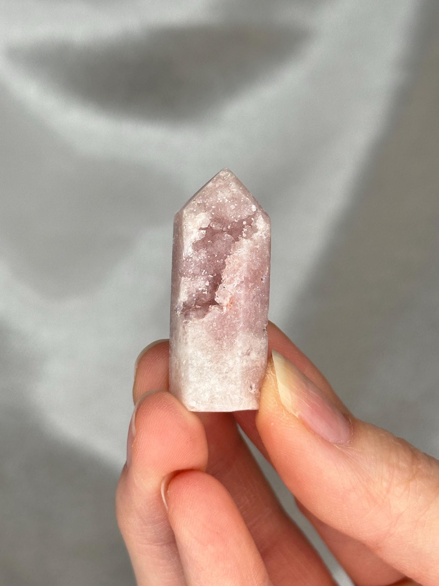 Mini Pink Amethyst Towers – You Pick! | Calming Crystals for Emotional Healing and Balance | Polished Points for Gift or Display