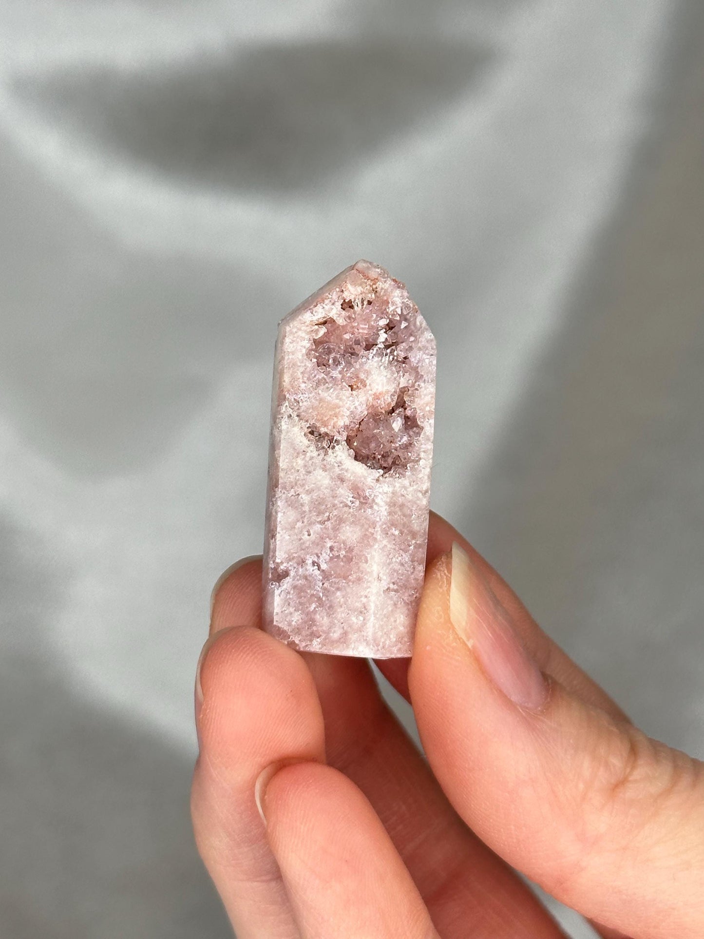 Mini Pink Amethyst Towers – You Pick! | Calming Crystals for Emotional Healing and Balance | Polished Points for Gift or Display