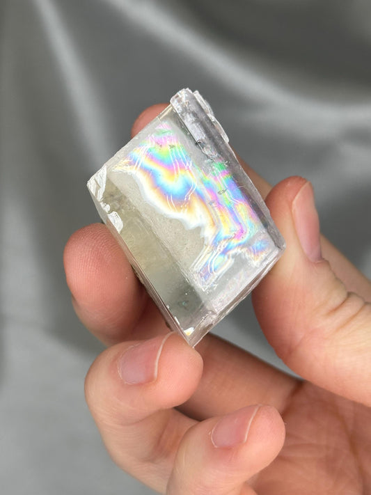 Polished Calcite Rutile from Madagascar | YOU PICK! | Natural Calcite Crystal Specimen | Unique Inclusion Mineral Collectors & Display