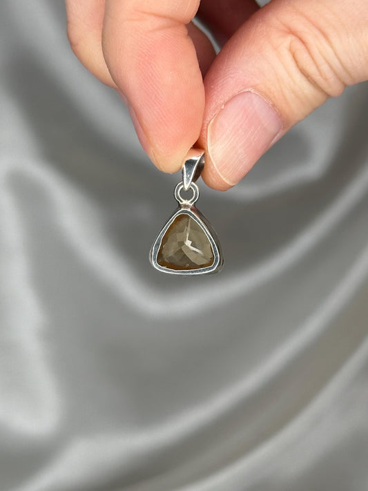 Citrine Pendant | Natural Yellow Quartz Crystal Pendant | Polished Citrine Stone Jewelry | Brazilian Gemstone Pendant for Necklaces