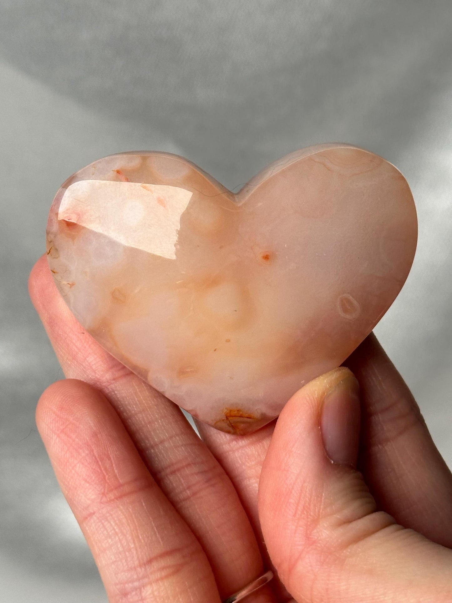 Druzy Carnelian Heart - YOU PICK! | Natural Orange Crystal Heart with Druzy Pocket | Polished Stone Heart Mineral Specimen for Display