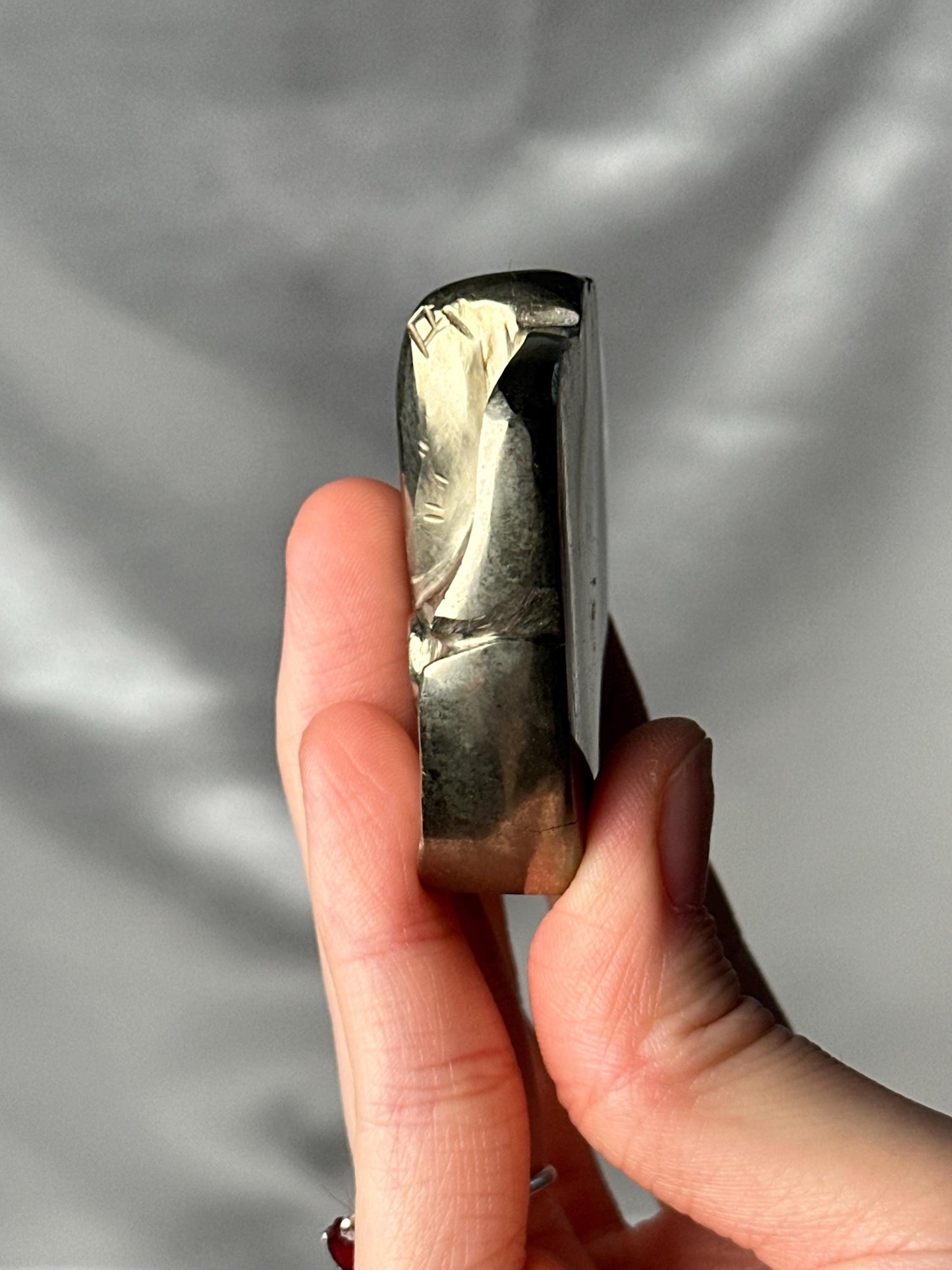 Avant Garde Ganesha Palm Stone Carving | Hand Carved Stone Ganesha Sculpture | Polished Crystal Palm Figurine for Collectors & Display