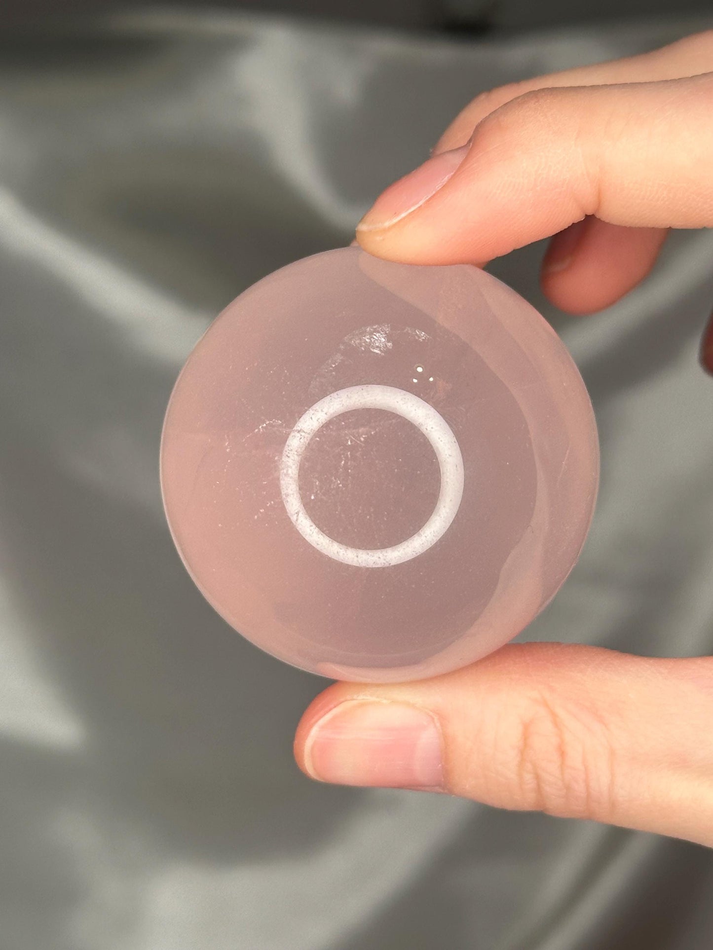 Rose Quartz Sphere – Polished Pink Crystal Orb of Love, Gentle Heart Chakra Stone, Decor, Meditation, or Gift Display
