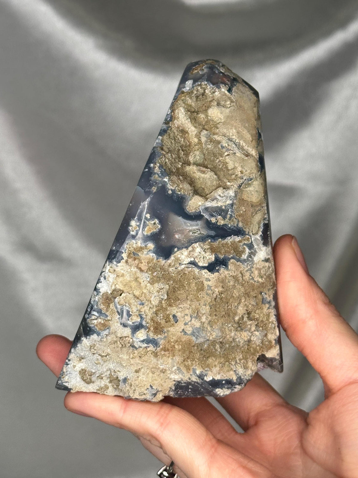 Unique Two-Tier Cut Base Amethyst Specimen | Natural Amethyst with Druzy & Crystal Growth | Standing Mineral Display Piece for Collectors