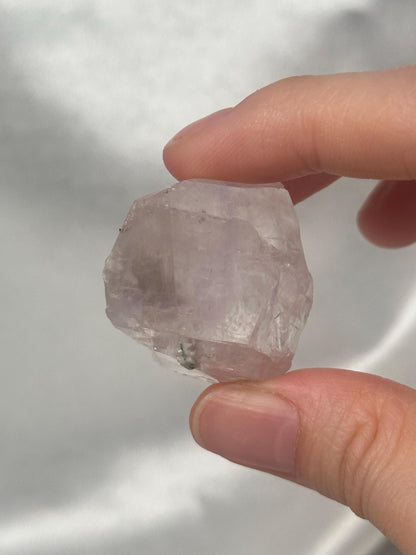 Pink Diamond Calcite Specimen | Hubei China | Natural Crystal Formation | Rare Collector Mineral | Soft Pink Gemstone Display