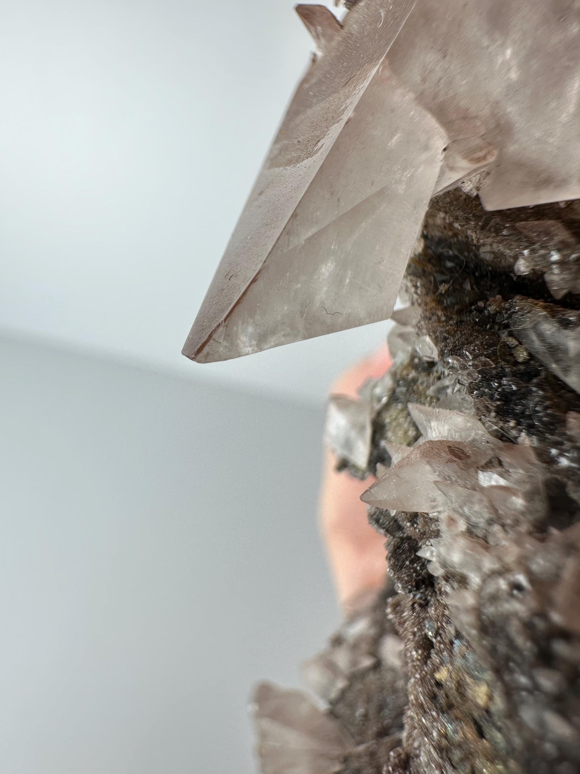 Diamond DT Calcite with Iridescent Dogtooth – Hubei, China Mineral Specimen, Rare Natural Crystal, Unique Collector Display Piece