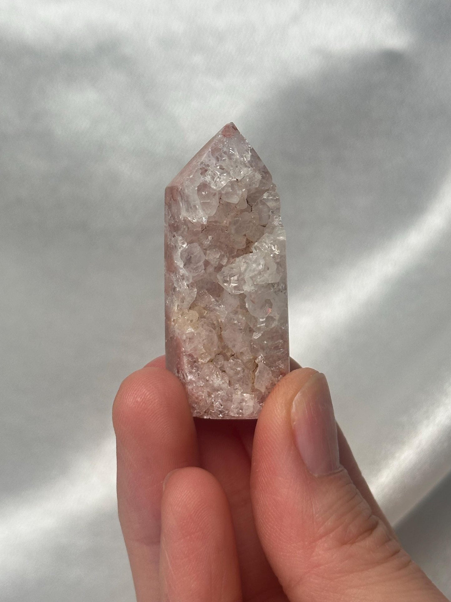 Mini Pink Amethyst Towers – You Pick! | Calming Crystals for Emotional Healing and Balance | Polished Points for Gift or Display