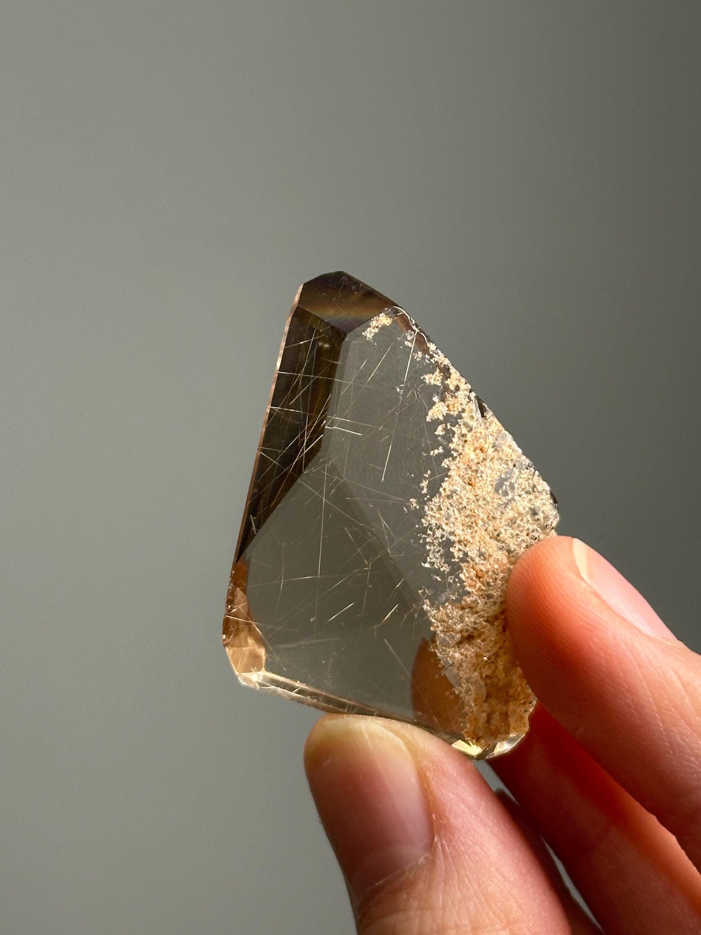 Rutile Garden Quartz | Natural Quartz Crystal with Rutile and Garden Inclusions | Polished Mineral Specimen for Collectors & Display
