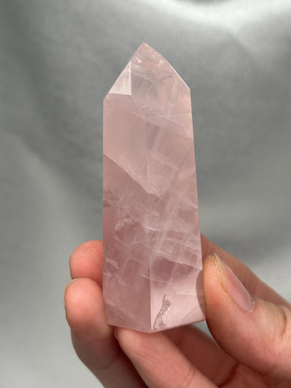 Rose Quartz Towers | YOU PICK! | Brazil | Natural Pink Crystal Point | Raw Standing Rose Quartz for Decor, Energy Work & Crystal Collectors