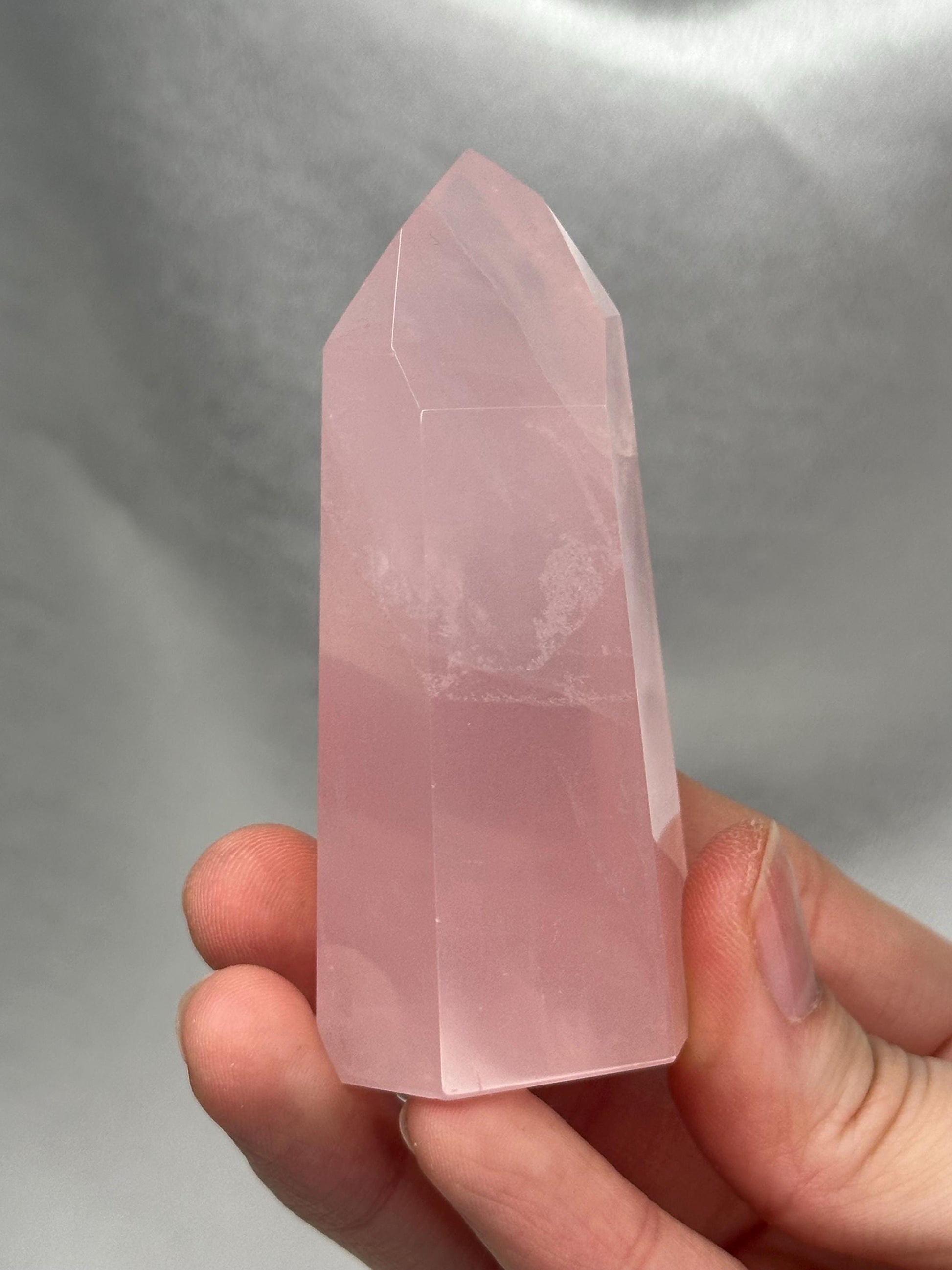 Rose Quartz Towers | YOU PICK! | Brazil | Natural Pink Crystal Point | Raw Standing Rose Quartz for Decor, Energy Work & Crystal Collectors