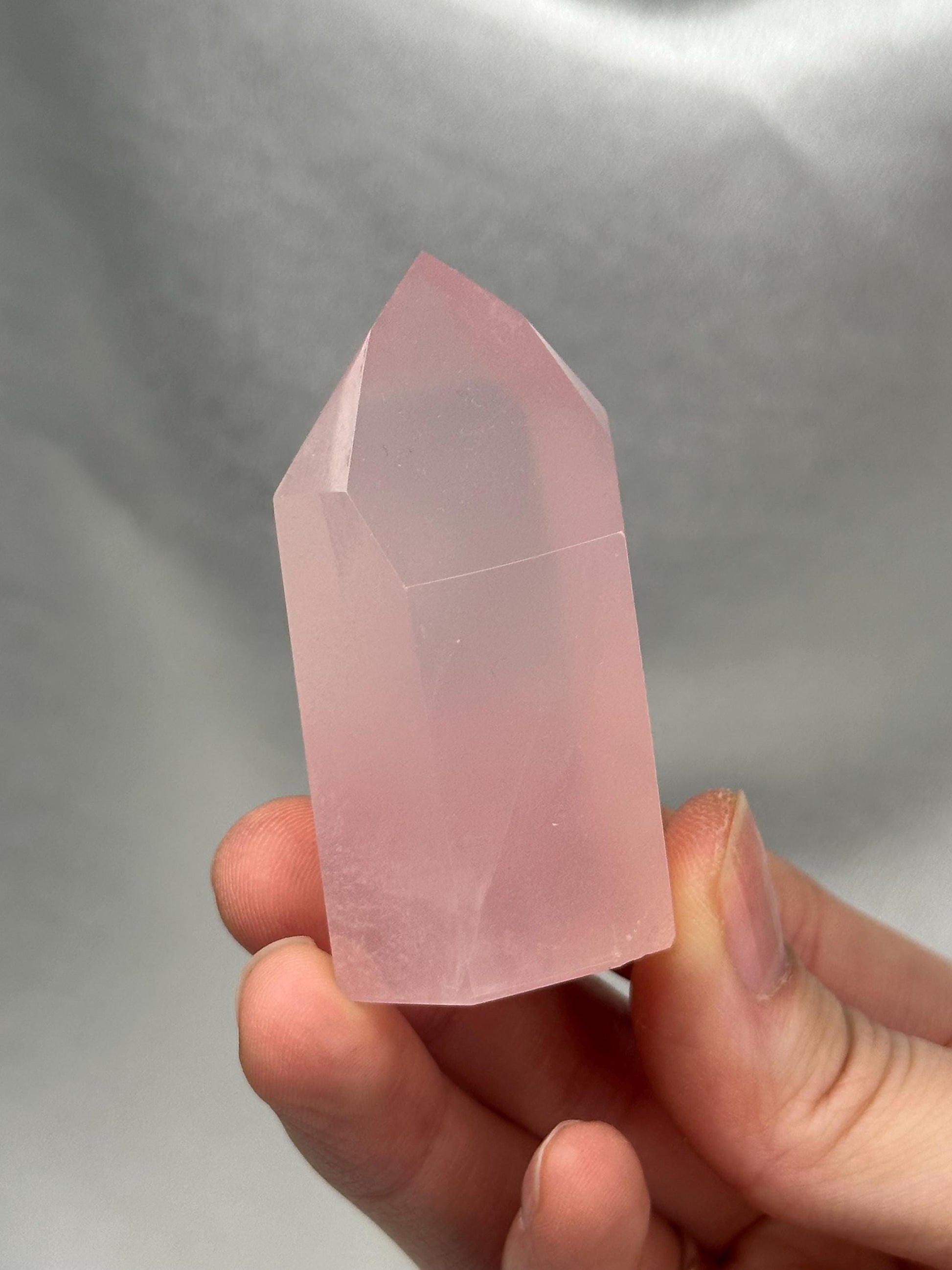 Rose Quartz Towers | YOU PICK! | Brazil | Natural Pink Crystal Point | Raw Standing Rose Quartz for Decor, Energy Work & Crystal Collectors