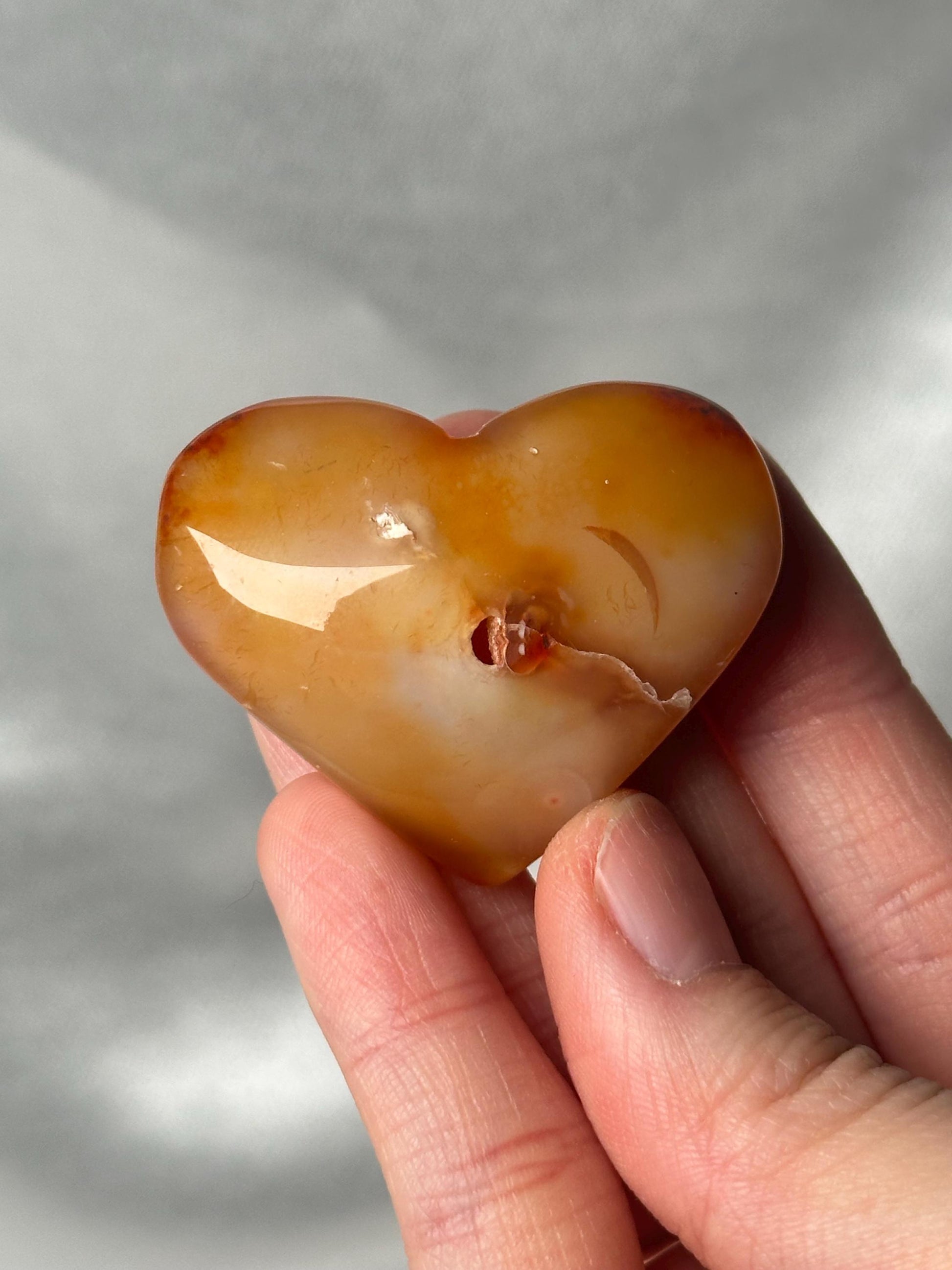 Druzy Carnelian Heart - YOU PICK! | Natural Orange Crystal Heart with Druzy Pocket | Polished Stone Heart Mineral Specimen for Display