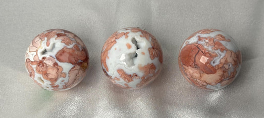 Cotton Candy Agate Sphere - YOU PICK! | Natural Pink Agate Crystal Ball | Polished Agate Mineral Sphere Specimen for Collectors & Display