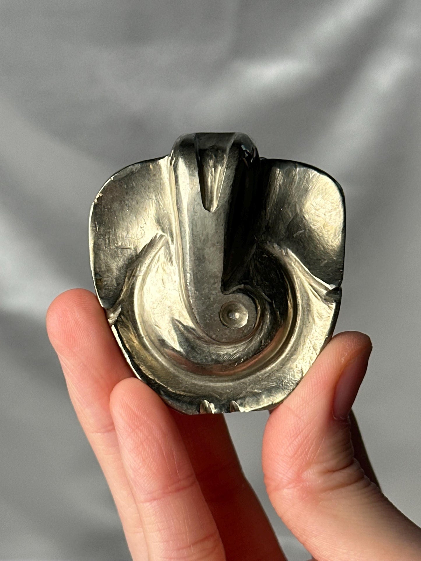 Avant Garde Ganesha Palm Stone Carving | Hand Carved Stone Ganesha Sculpture | Polished Crystal Palm Figurine for Collectors & Display