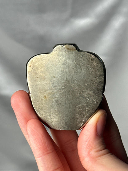 Avant Garde Ganesha Palm Stone Carving | Hand Carved Stone Ganesha Sculpture | Polished Crystal Palm Figurine for Collectors & Display