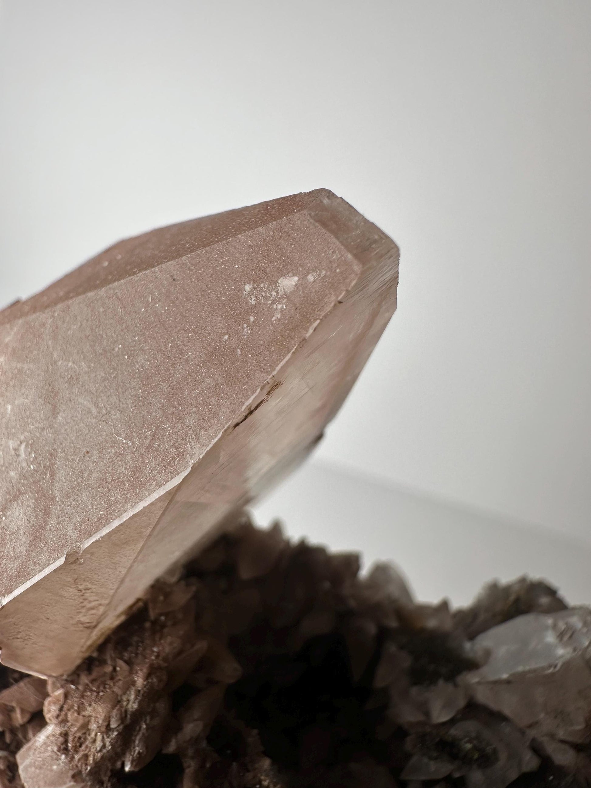Diamond DT Calcite with Iridescent Dogtooth – Hubei, China Mineral Specimen, Rare Natural Crystal, Unique Collector Display Piece