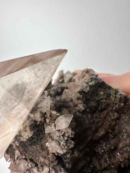 Diamond DT Calcite with Iridescent Dogtooth – Hubei, China Mineral Specimen, Rare Natural Crystal, Unique Collector Display Piece