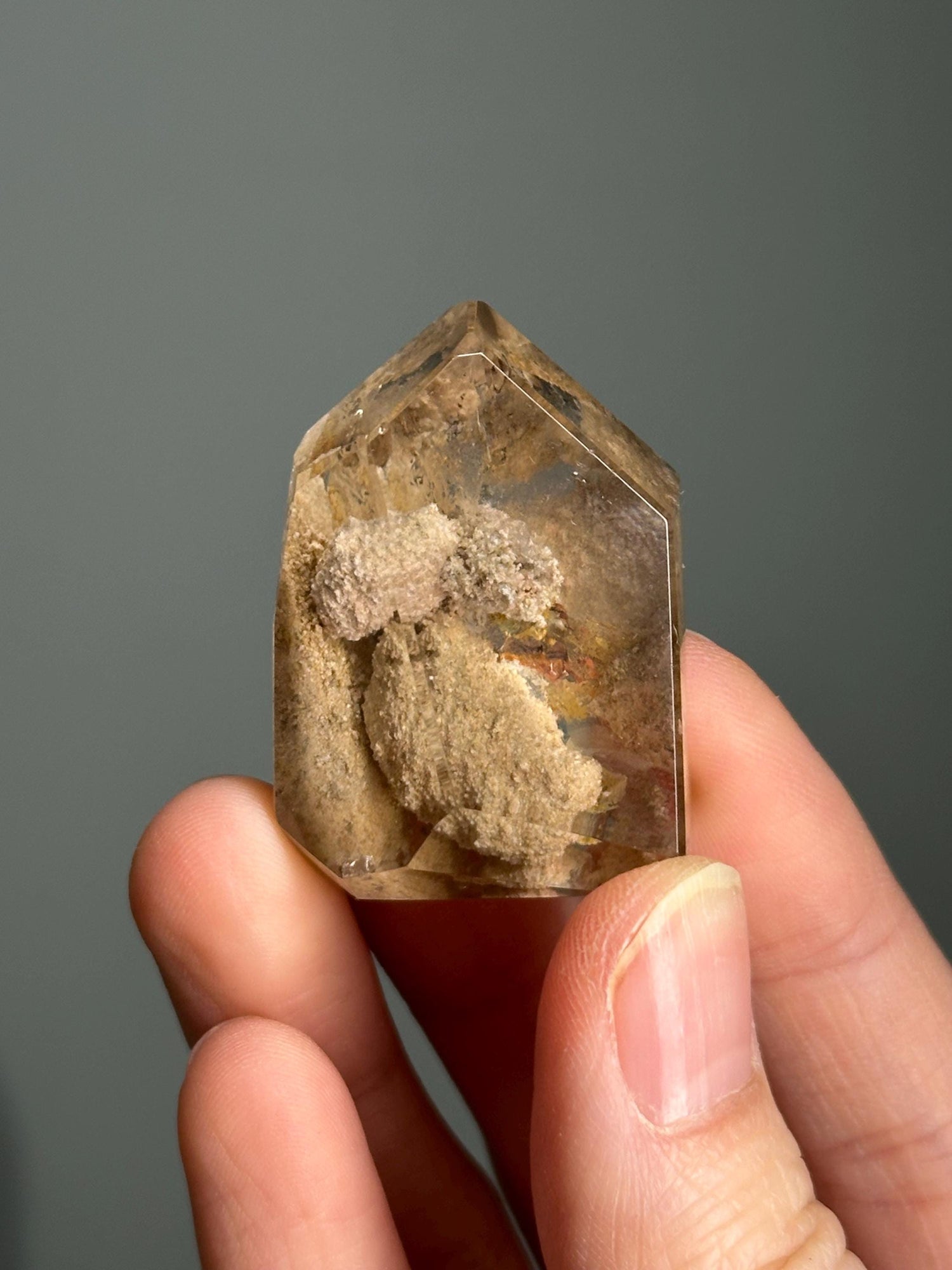 Garden Quartz Freeform | Natural Inclusion Quartz Crystal | Polished Freeform Mineral Specimen for Collectors & Display