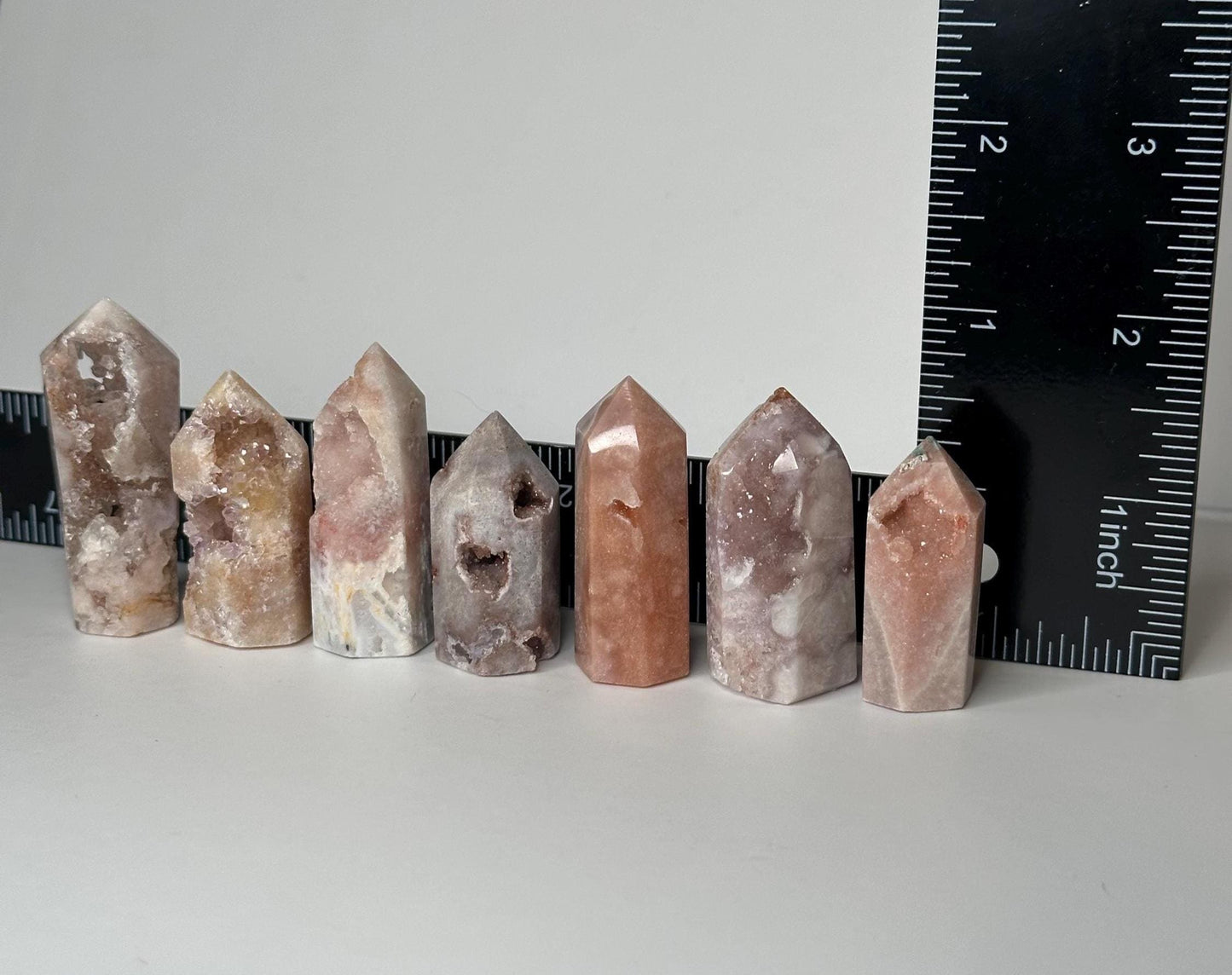 Mini Pink Amethyst Towers – You Pick! | Calming Crystals for Emotional Healing and Balance | Polished Points for Gift or Display