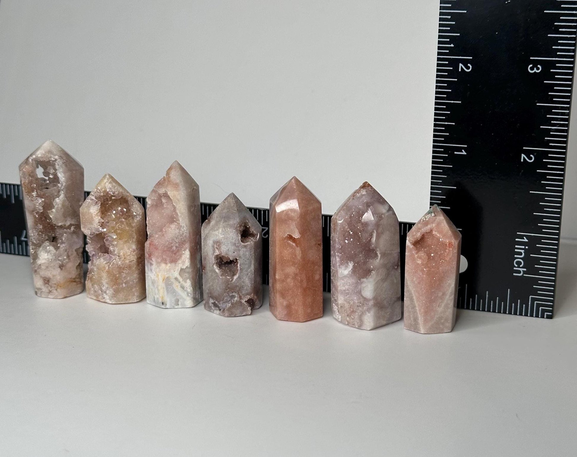 Mini Pink Amethyst Towers – You Pick! | Calming Crystals for Emotional Healing and Balance | Polished Points for Gift or Display