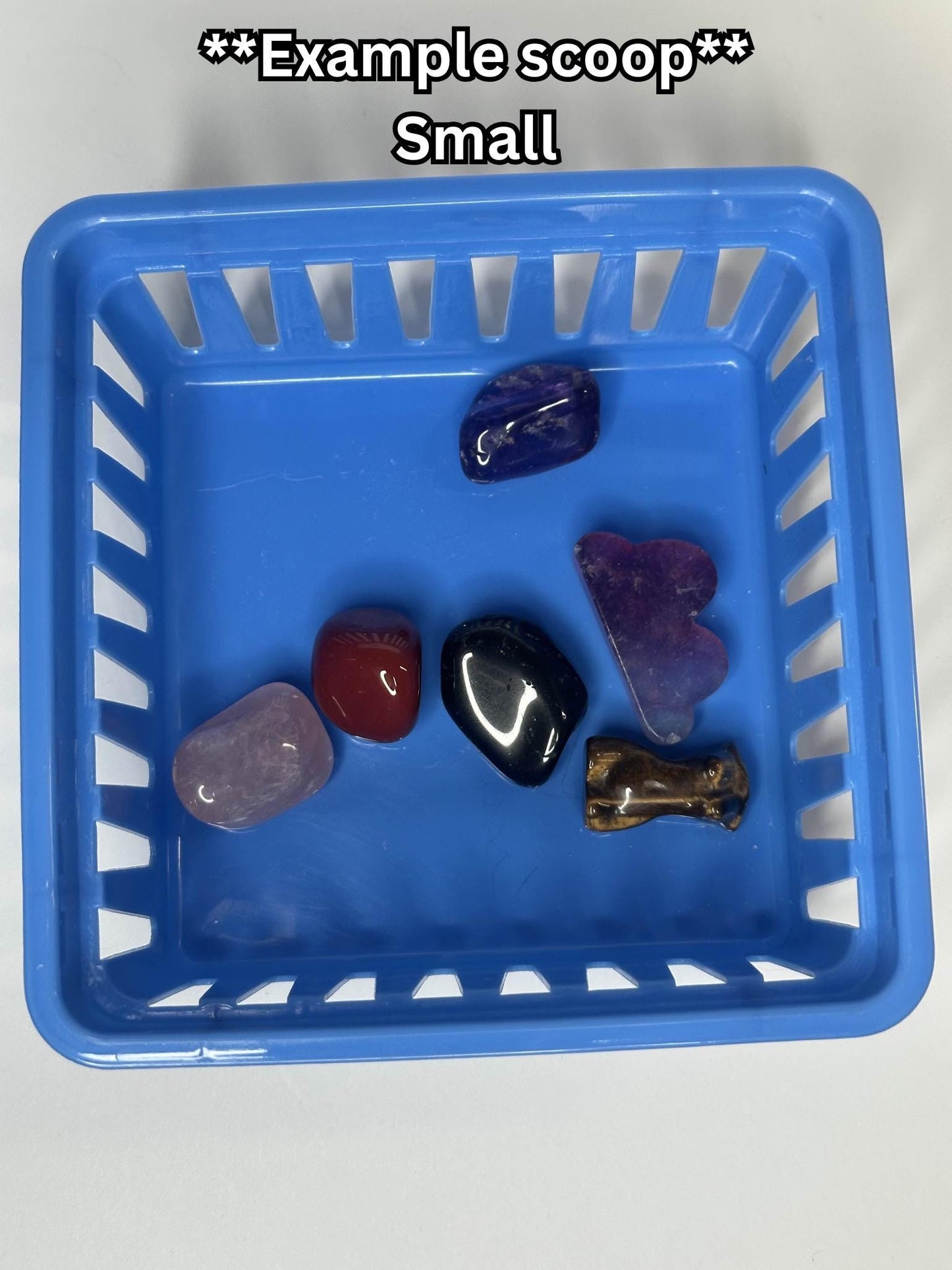 Assorted Crystal Confetti Mix | Tumbles, Palmstones, Minis & Mineral Specimens | No Duplicates | Blind Scoop Crystal Assortment